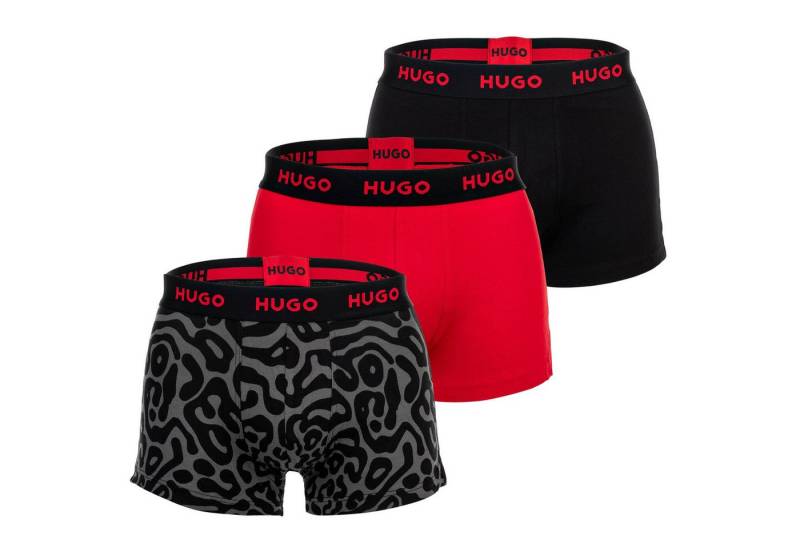 HUGO Boxer Herren Boxershort 3er Pack Baumwolle (Packung, 3er Pack) von HUGO