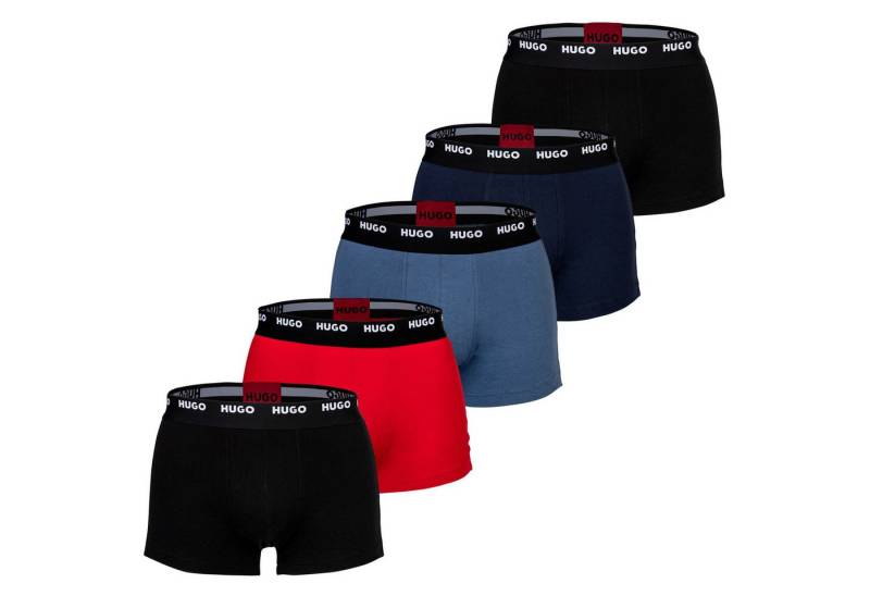 HUGO Boxer Herren Boxershorts, 5er Pack - Trunk Five Pack von HUGO