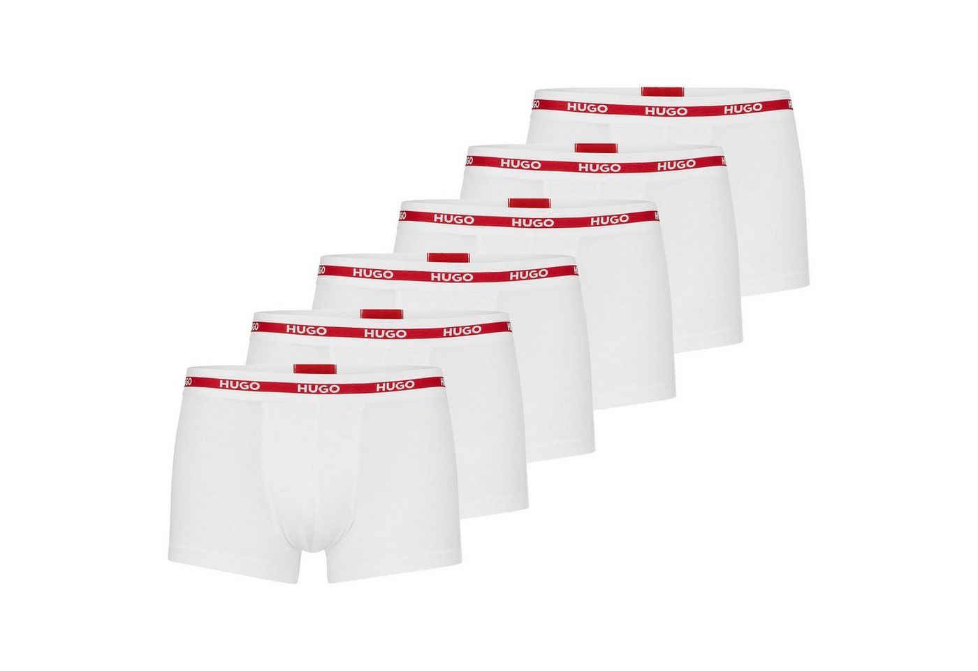 HUGO Boxer Herren Boxershorts, 6er Pack - TRUNK TRIPLET von HUGO