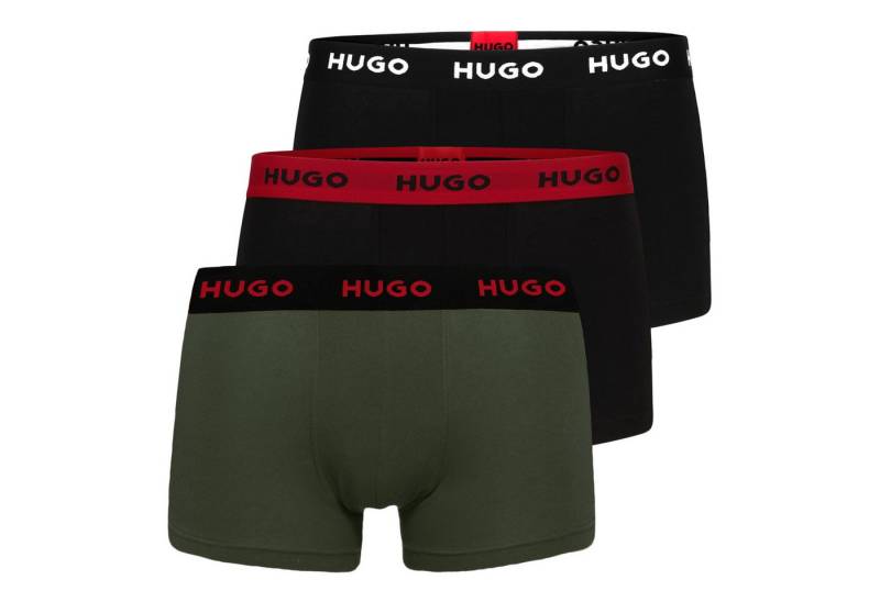 HUGO Boxer Trunk Triplet EOSP (3-St., 3er Set) mit umlaufendem Markenschriftzug am Bund von HUGO