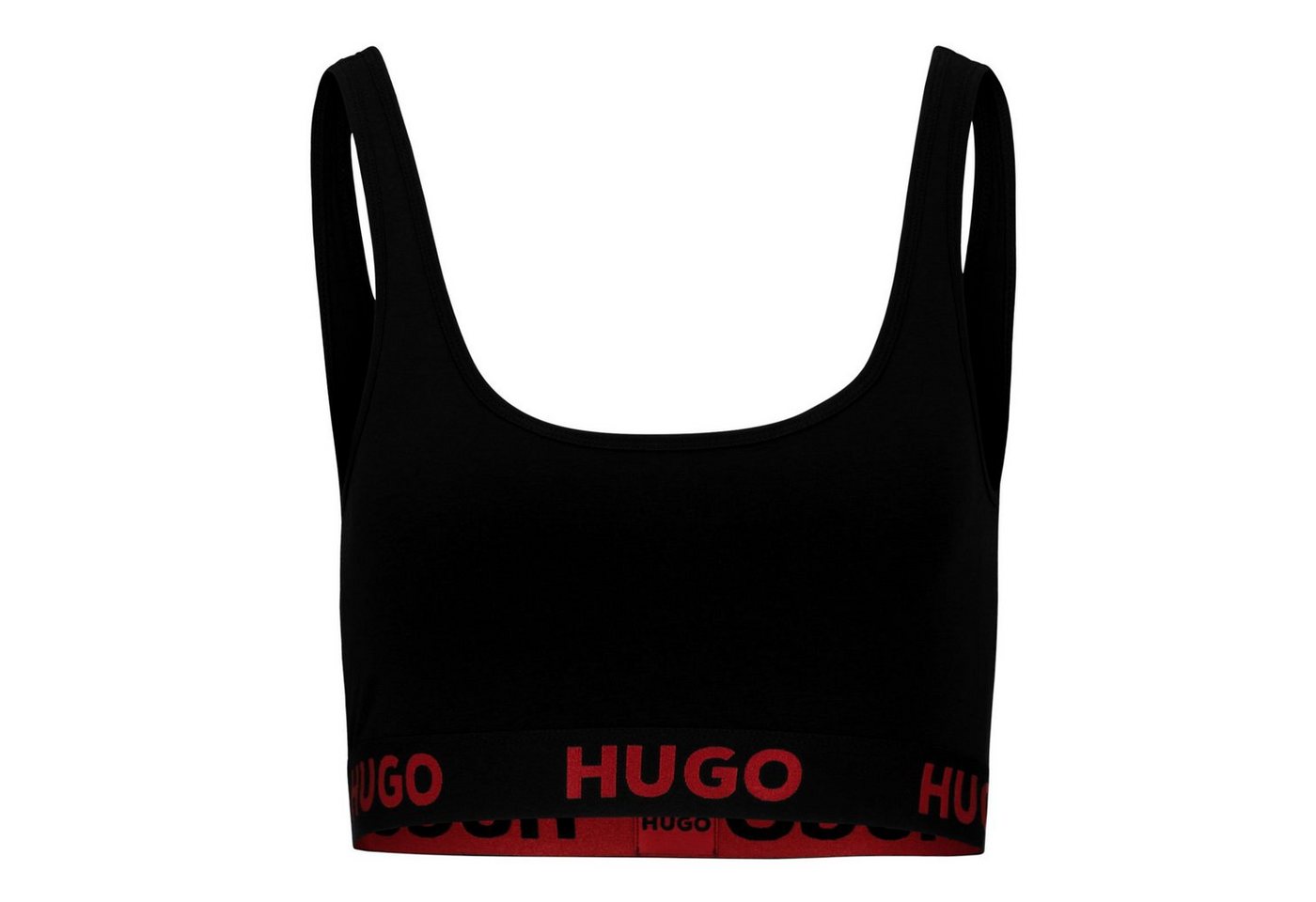 HUGO Bralette Bralette Sporty Logo (1-tlg) mit umlaufendem Markenschriftzug am Unterbrustband von HUGO