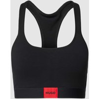 HUGO Bralette mit elastischem Logo-Bund in Black, Größe L von HUGO