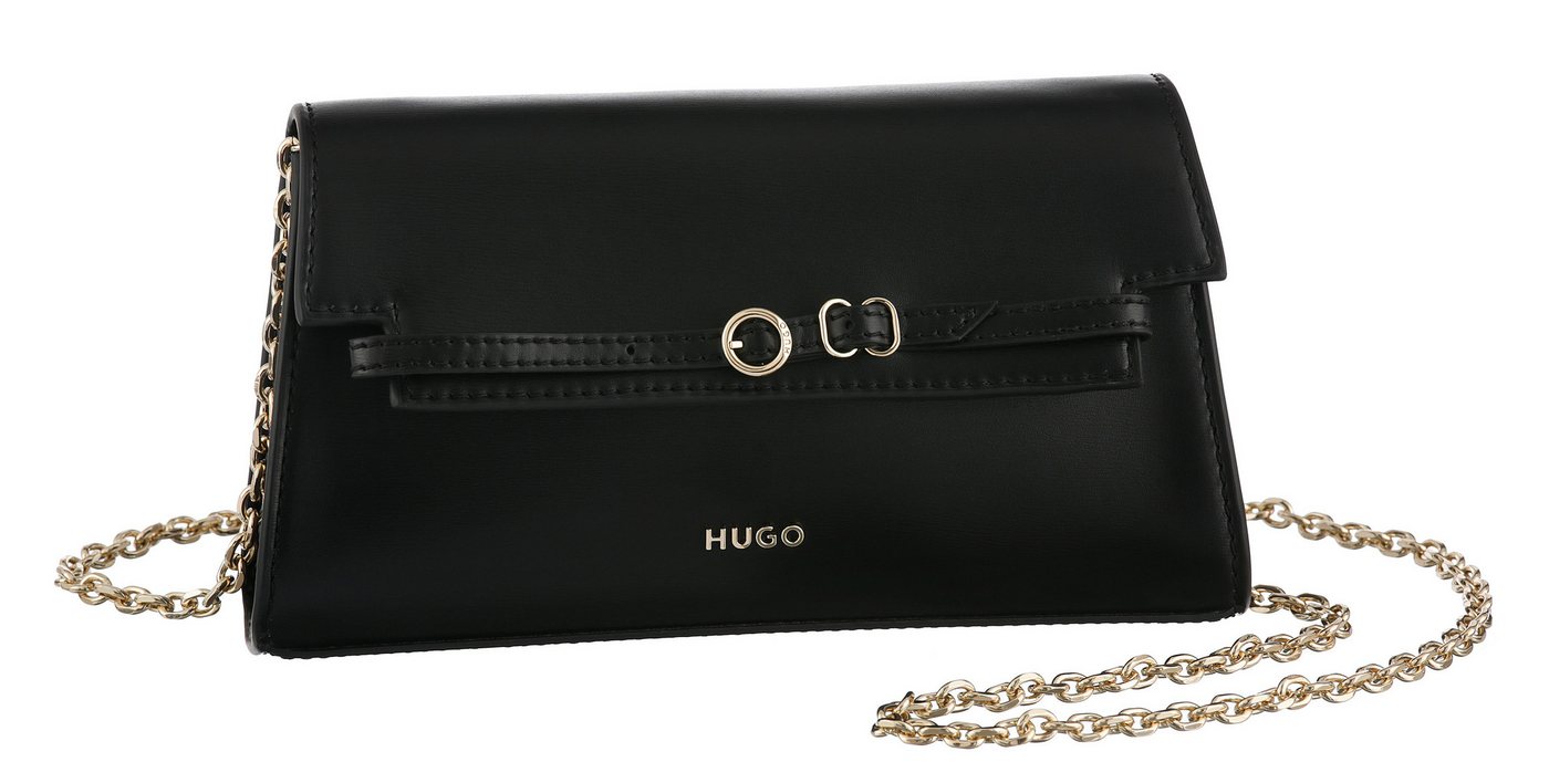 HUGO Clutch Syndra, Partytasche, Damen Abendtasche mit eleganter Umhängekette von HUGO