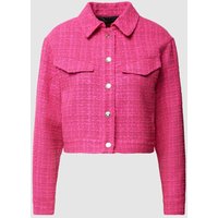 HUGO Cropped Blazer mit Umlegekragen Modell 'Akulanna' in Pink, Größe 40 von HUGO