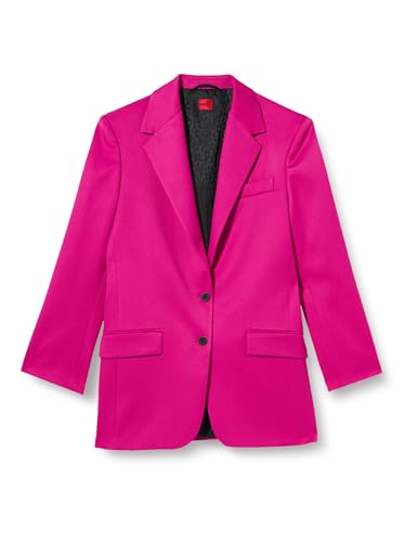 HUGO Damen Akate Jacket, Dark Pink652, 40 EU von HUGO