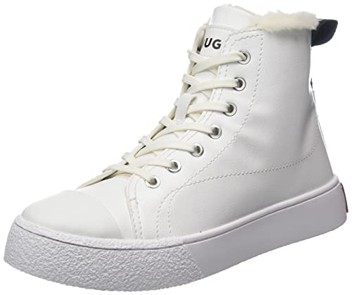 HUGO Damen Arya_Hito_tlfur Sneakers White100 41 von HUGO BOSS