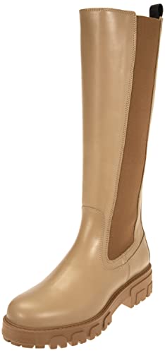 HUGO Damen Axel Chelsea Boot-C Stiefel Light/Pastel Brown237 40 von HUGO
