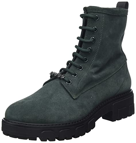 HUGO Damen Axel LaceBootie-S Stiefeletten Open Green344 40 von HUGO