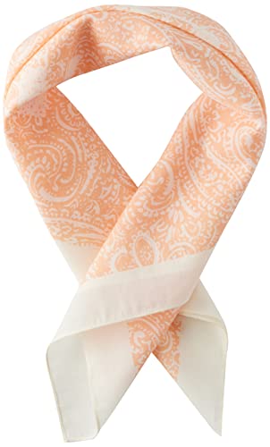 HUGO Damen Bandana 53 * 53, Light/Pastel Orange830, Einheitsgröße EU von HUGO