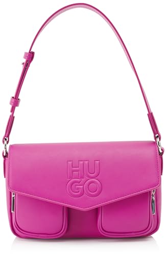 HUGO Damen Bel H.s Shoulder_Bag, Dark Pink, Einheitsgröße EU von HUGO