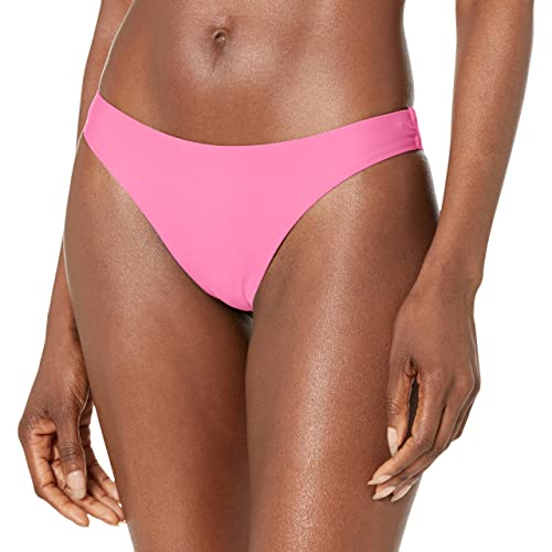 HUGO Damen Bikinihose im brasilianischen Stil mit Hit Logo Bikini-Unterteile, Bright Magenta, Medium von HUGO