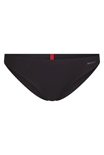 HUGO Damen Brazilian Laser Cut Brief, Black1, XL EU von HUGO