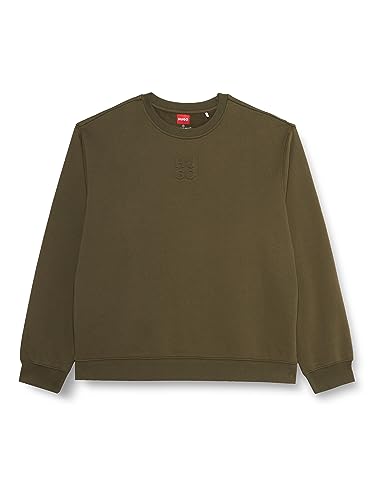 HUGO Damen Classic Crew Sweatshirt, Dark Green305, L EU von HUGO