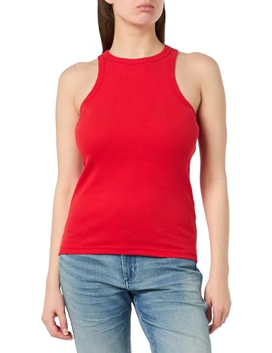 HUGO Damen Classic Tank Jersey_Top, Open Pink693, L EU von HUGO