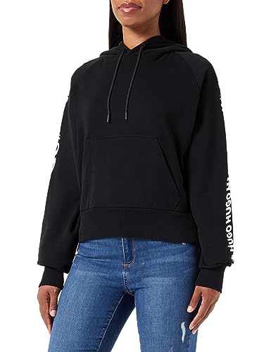 HUGO Damen Damatala Sweatshirt, Black1, XL EU von HUGO