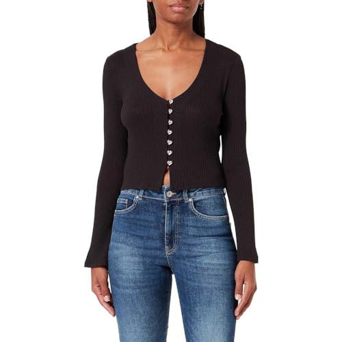 HUGO Damen Darachne Jersey Jacket, Black1, L EU von HUGO