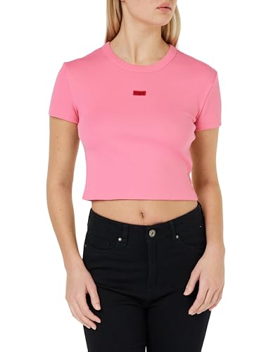 HUGO Damen Deluisa_1 T_Shirt, Open Pink698, L EU von HUGO