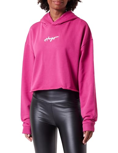 HUGO Damen Dephana_1 Sweatshirt, Dark Pink652, M EU von HUGO