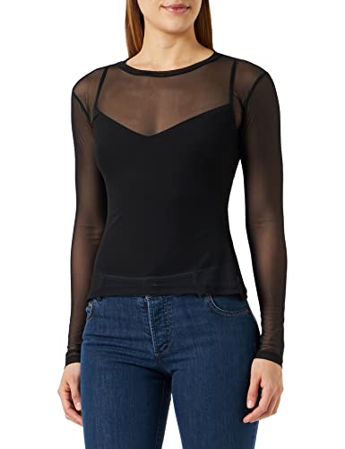 HUGO Damen Diralina_4 Jersey_TOP, Black1, XS EU von HUGO