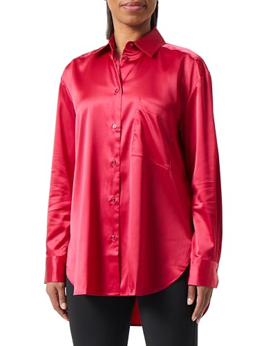 HUGO Damen Elodina Blouse, Medium Pink663, 40 EU von HUGO