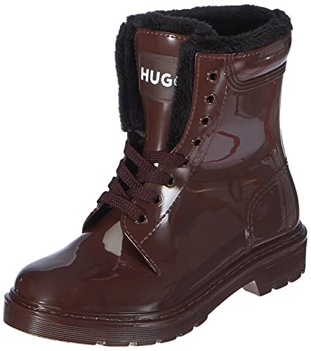 HUGO Damen Gamma FurLaceUp B-RB Stiefeletten Dark Brown201 36 von HUGO