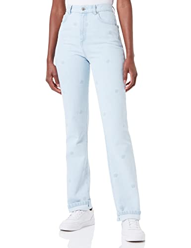 HUGO Damen Gayang/Long Jeans, Turquoise/Aqua440, 25W / 32L EU von HUGO