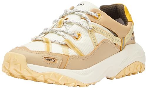 HUGO Damen Go1st_mewb1w Sneaker, Medium Beige, 39 EU von HUGO