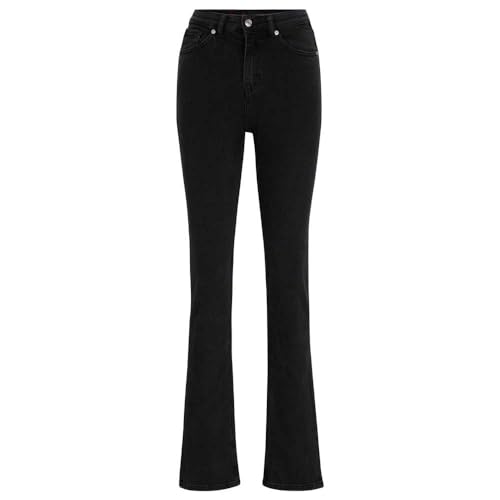 HUGO Damen Gwendolyn_1 Jeans_Trousers, Grey20, 30W / 34L EU von HUGO