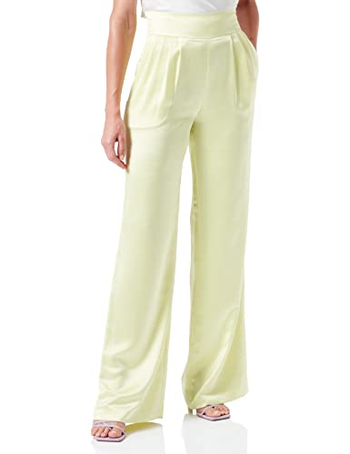 HUGO Damen Hajosa-1 Trousers, Light/Pastel Yellow745, 34 EU von HUGO