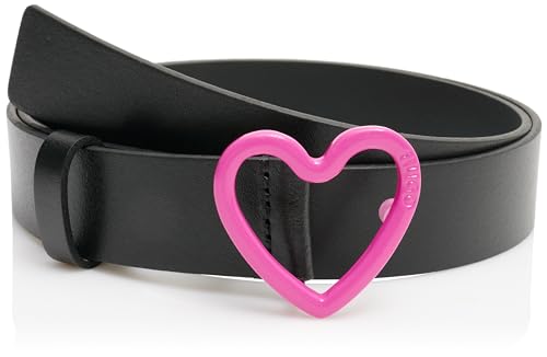 HUGO Damen Herz_sz30 BELT, Black4, 95 EU von HUGO