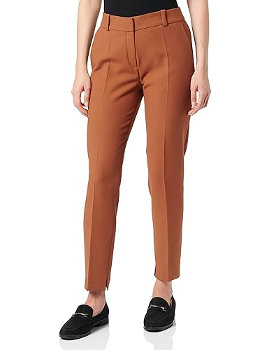 HUGO Damen Hetana Trousers, Open Brown244, 38 EU von HUGO