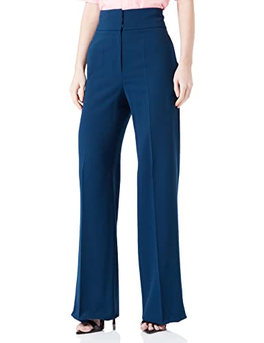 HUGO Damen Himia Trousers, Dark Blue401, 32 EU von HUGO