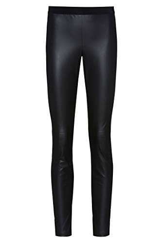 HUGO Damen Hose Honati, Black1, 44 von HUGO