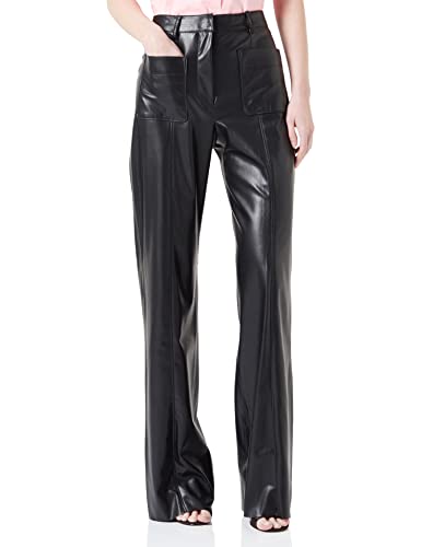 HUGO Damen Hulara-1 Trousers, Black1, 34 EU von HUGO