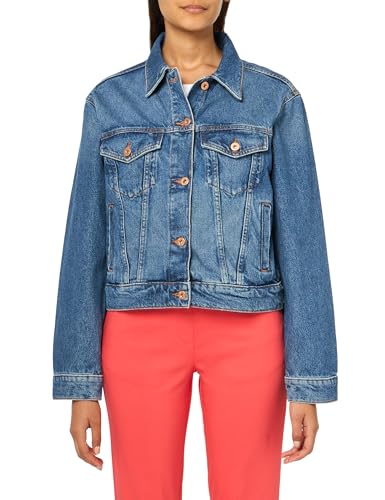 HUGO Damen Jean Jacket Anouk Jeansjacke, Authentische hellblaue Waschung, L HUGO Damen Jean Jacket Anouk Jeansjacke, Authentische hellblaue Waschung, L von HUGO