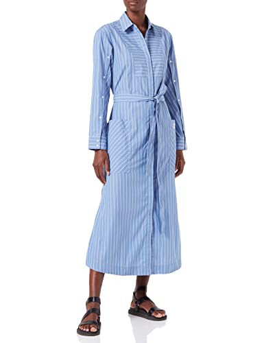 HUGO Damen Kamina Dress, Medium Blue425, 44 EU von HUGO