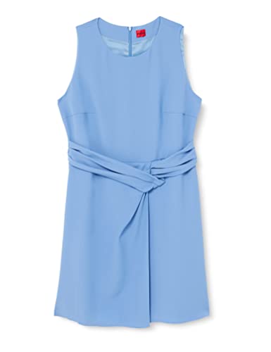 HUGO Damen Kamosa Dress, Medium Blue425, 46 EU von HUGO