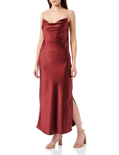 HUGO Damen Kapartu-1 Shift Dress Flat, Dark Red605, 38 EU von HUGO