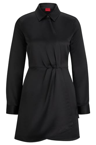 HUGO Damen Katharulla-1 Dress Flat, Black1, 38 EU von HUGO