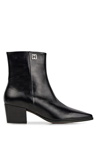 HUGO Damen Kiara ZipBootie-C Stiefeletten Black1 38.5 von HUGO