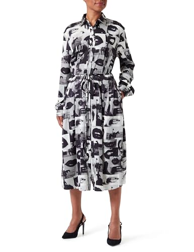 HUGO Damen Kleoma Dress, Open Miscellaneous960, 36 EU von HUGO