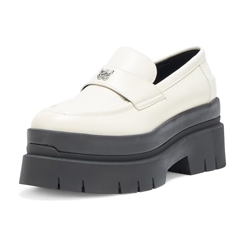 HUGO Damen Kris Chunky Plateau-Halbschuhe, Oat O Clock, 38.5 EU von HUGO