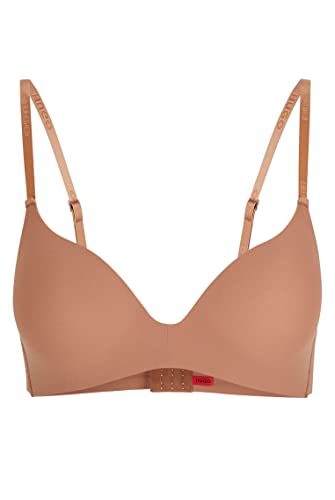 HUGO Damen LAS.Cut Wireless_Bra, Medium Beige260, 85D von HUGO