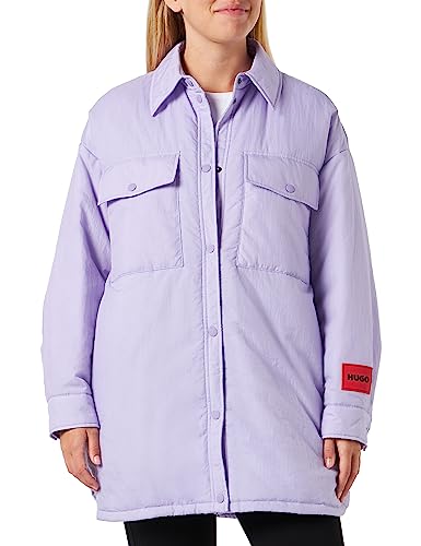 HUGO Damen Light/Pastel Purple Outerwear Jacket, Light/Pastel Purple, M EU von HUGO