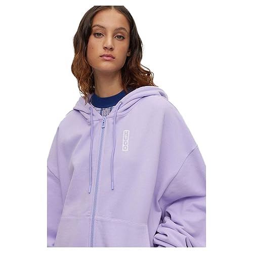 HUGO Damen Light/Pastel Purple Sweatshirt, Light/Pastel Purple, S EU von HUGO