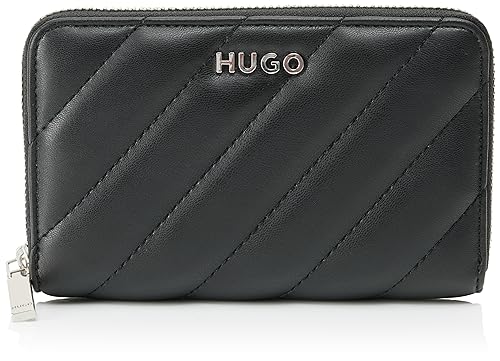 HUGO Lizzie SM Zipar. N. Damen Wallet, Black1 von HUGO