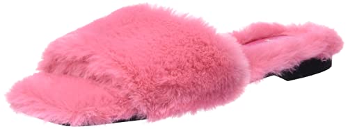 HUGO Damen Lola Slipper-Fur Hausschuh Dark Pink658 37 von HUGO