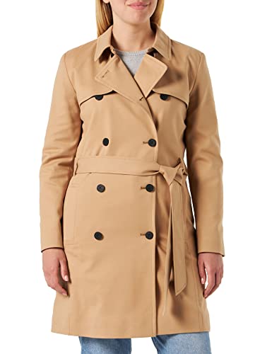 HUGO Damen Makaras-2 TRENCHCOAT, Light Beige270, 34 EU von HUGO