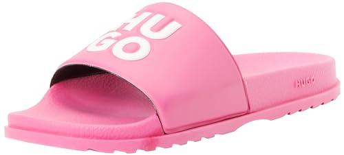 HUGO Damen Match_it_Slid_rblg_n Slide, Bright Pink, 39 EU von HUGO