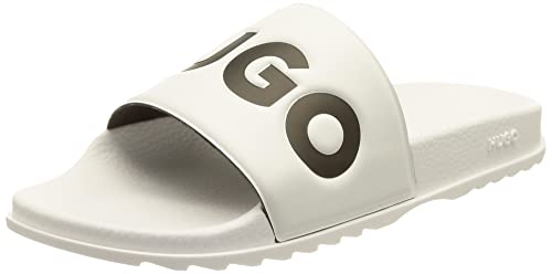 HUGO Damen Match_it_slid_rblg SLIDE, White100, 38 EU von HUGO